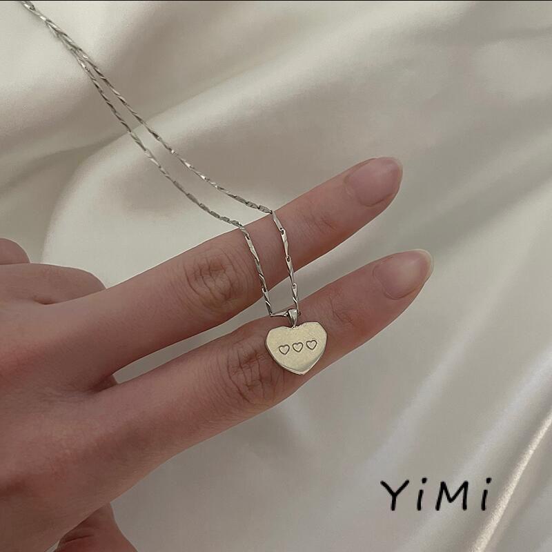 Vòng cổ mặt trái tim nhỏ thiết kế mới đơn giản thời trang dành cho nữ