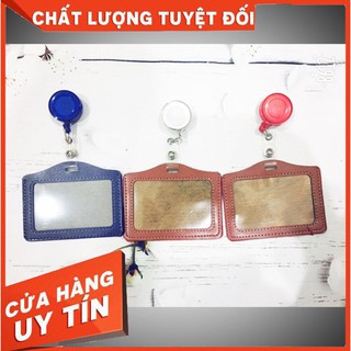 MÓC ĐEO THẺ CO RÚT CÔNG SỞ KÈM BAO DA