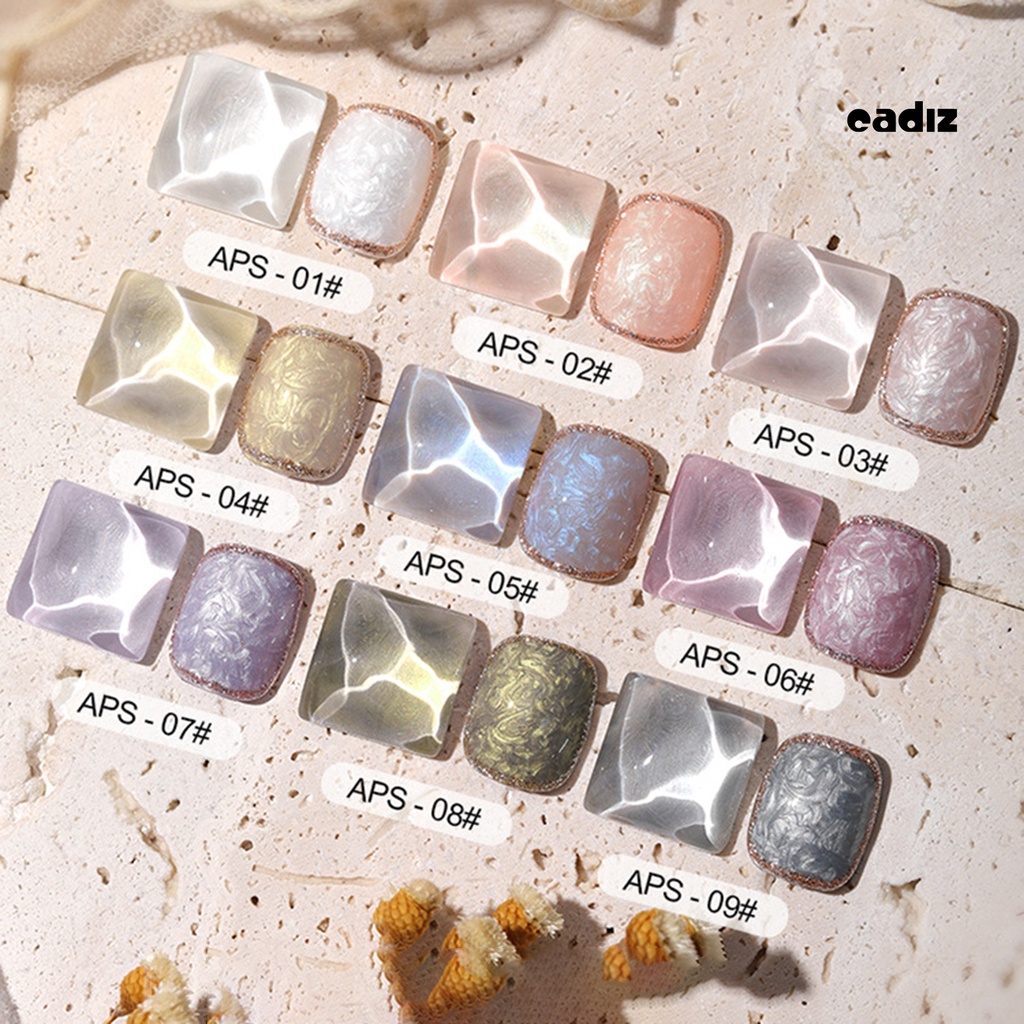 Gel Sơn Móng Tay Nhanh Khô Không Mùi Vỏ Sò Lấp Lánh Dành Cho Nữ 15ml