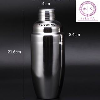 Bình lắc inox, bình shaker 350ml - 550ml - 750ml