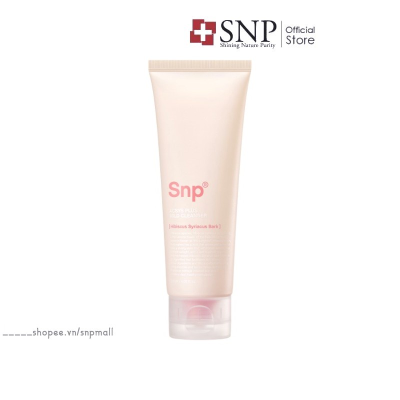 Sữa Rửa Mặt Chuyên Dùng Cho Da Mụn SNP Acsys Plus Mild Cleanser Làm Sạch Bã Nhờn Điều Chỉnh Tiết Nhờn