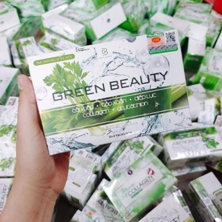 Diệp lục cần tây green beauty chuẩn chính hãng tặng kèm mask