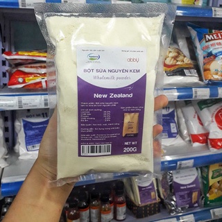 Bột sữa nguyên kem New Zealand 200g