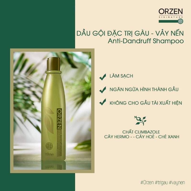 Dầu gội làm sạch gàu vảy nến Orzen
