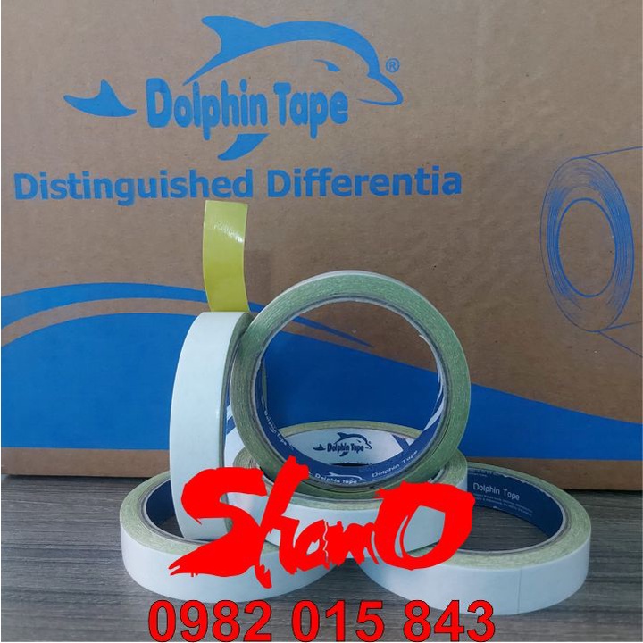 Băng dính 2 mặt keo vàng  – Dùng trong công tác văn phòng phẩm, dán hồ sơ, bao thư...
