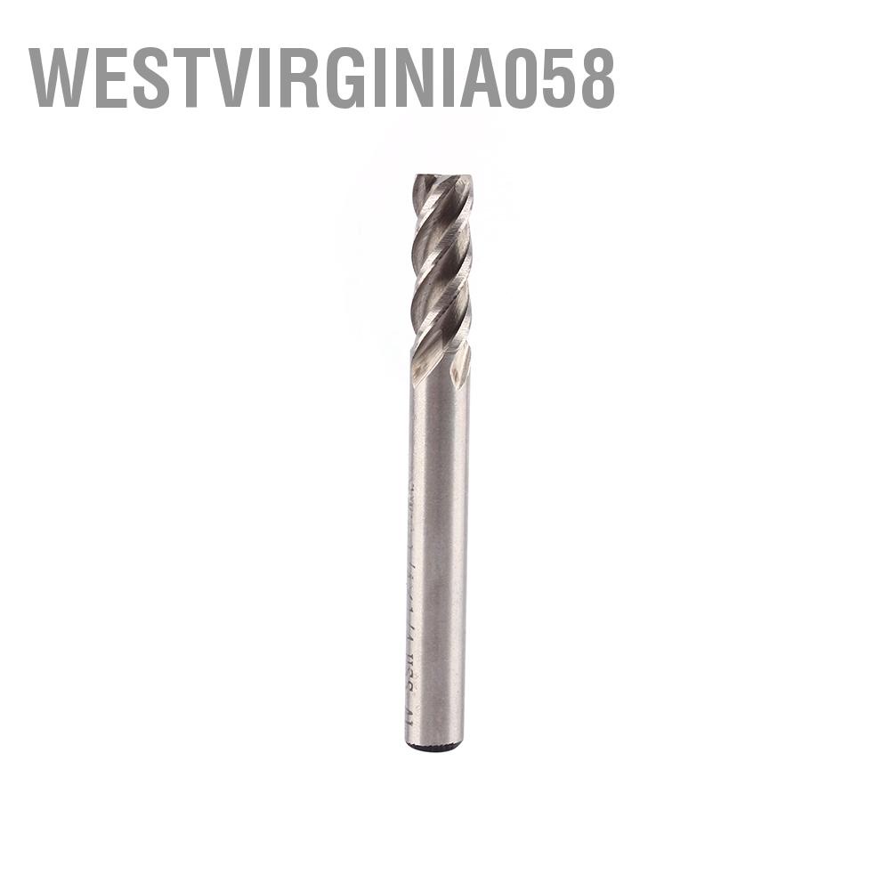 Westvirginia058 1 Pcs 4 Flute EndMill Straight 1/4&quot; Shank Flutes End Mills Working Cutter