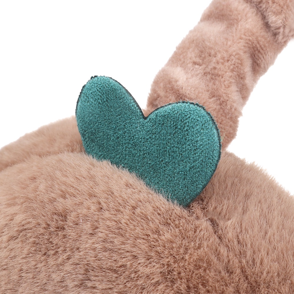 Phụ Kiện Chụp Tai Giữ Ấm Bằng Lông Nhung Nhiều Màu Sắc Thời Trang Thu Đông Có Thể Gấp Gọn Thoải Mái Cho Nữ