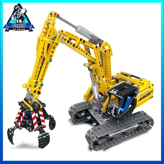 Excavator Car Truck Model Building Blocks Boys Gifts Toys For Children