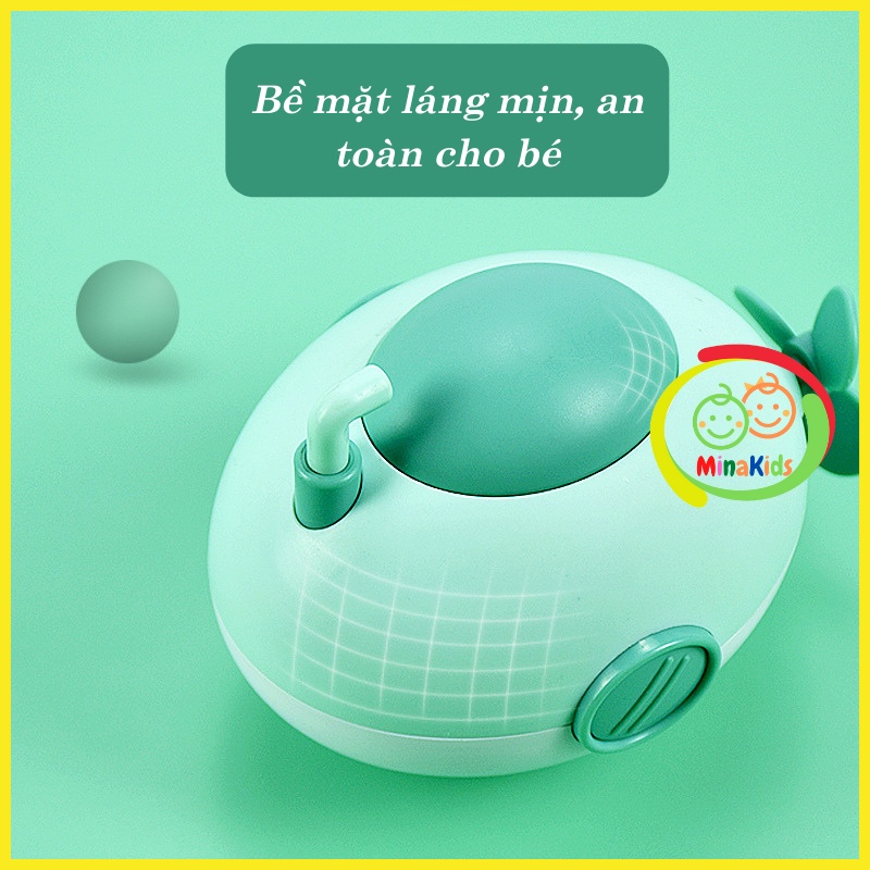 Đồ Chơi Nhà Tắm Cho Bé Bằng Nhựa ABS Vặn Cót Cá Heo Tàu Ngầm Cua Rùa Con Bơi Lội Bể Bơi Bồn Tắm