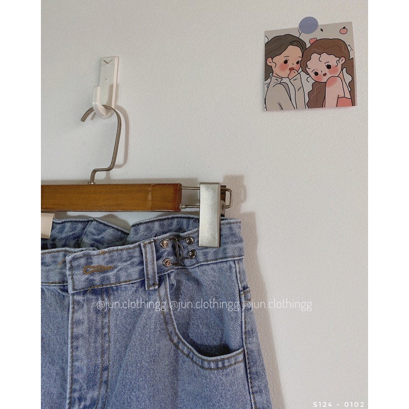 Quần jeans khuy móc 01 - JuNclothingg