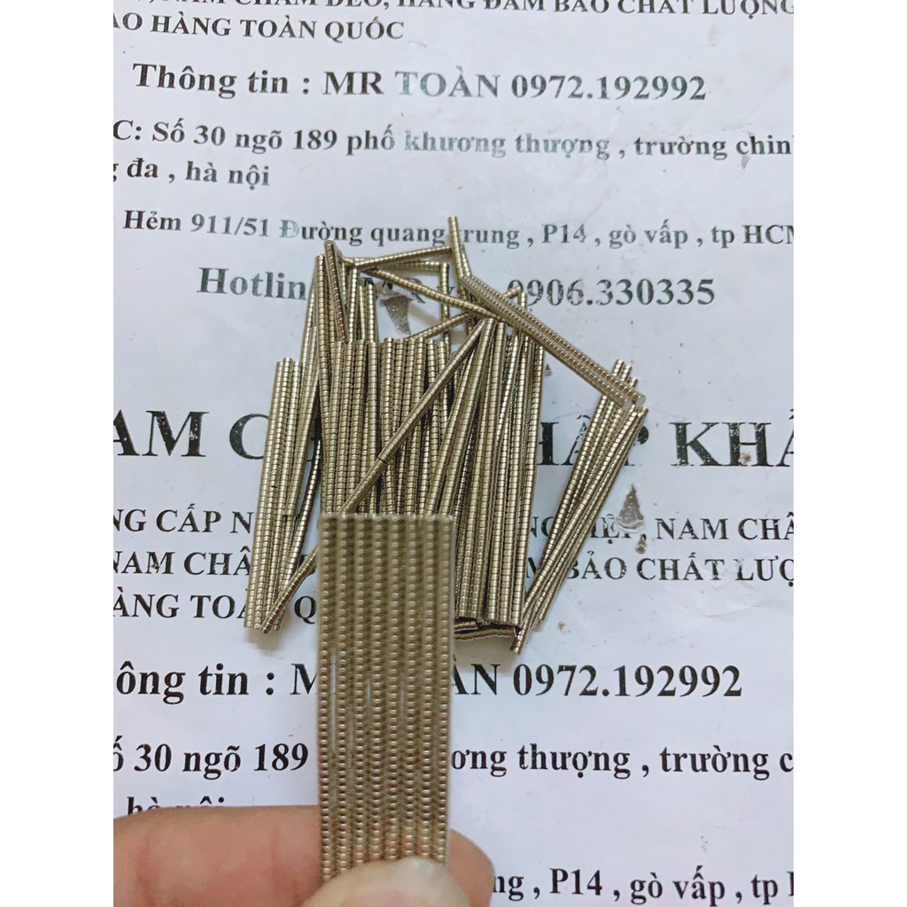 Nam châm trắng siêu nhỏ 2x1mm