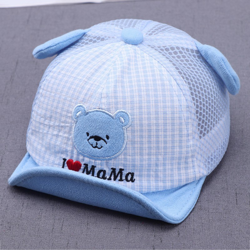 Mũ Lưỡi Trai Tai Gấu Cho Bé
