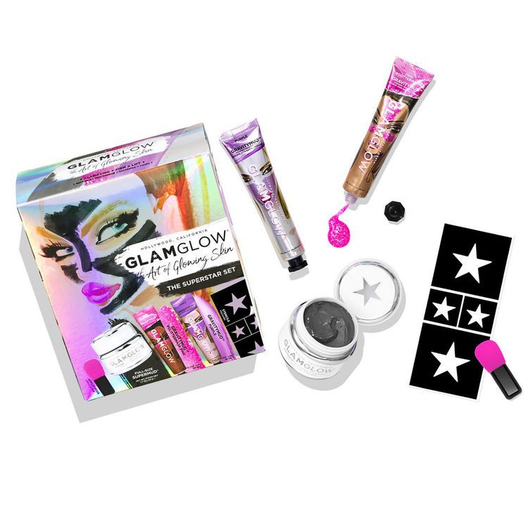 Tách set mặt nạ GLAMGLOW The Art Of Glowing Skin Set - Supermud + Gravitymud