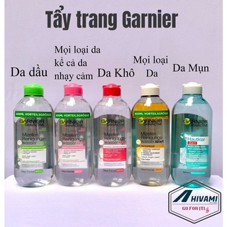 Nước tẩy trang Garnier Đức dành cho da khô, nhạy cảm