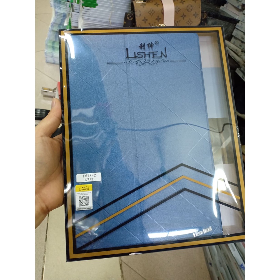 Bao da Lishen cho samsung Galaxy Tab S7 Fe/ T730/T735 Hàng chính hãng