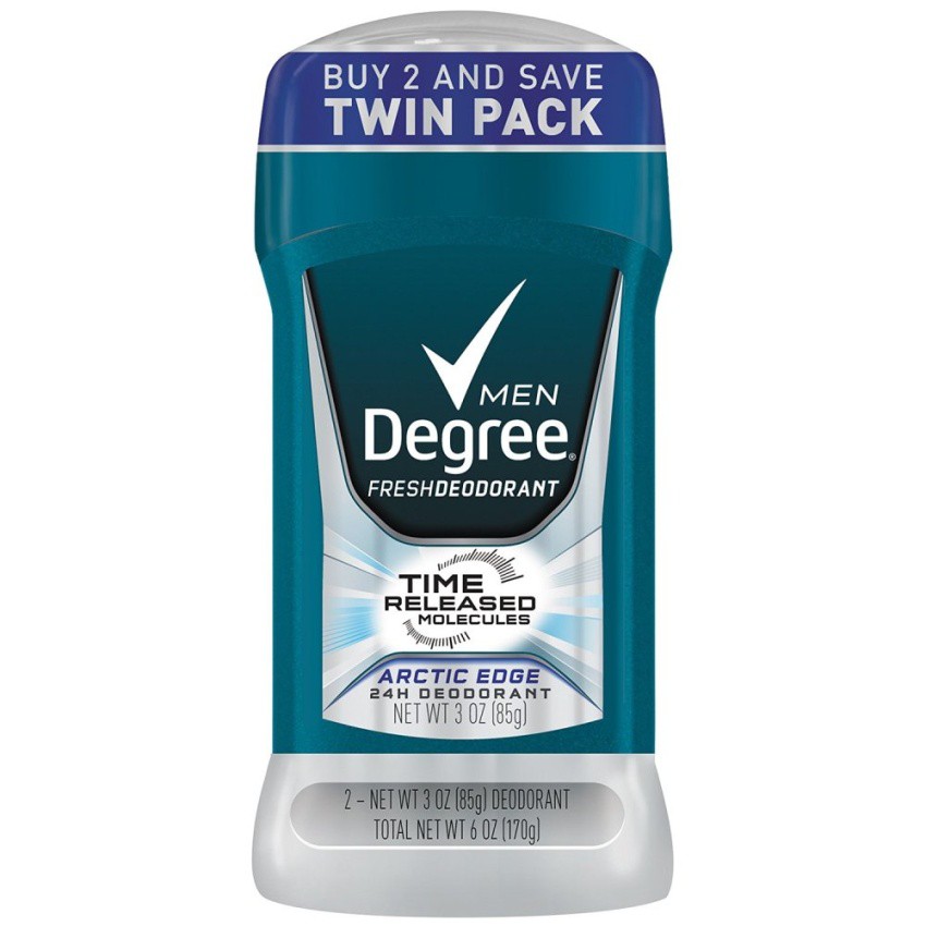 Bộ 2 lăn khử mùi nam Degree Men Fresh Deodorant, Arctic Edge 2x85g (Mỹ)