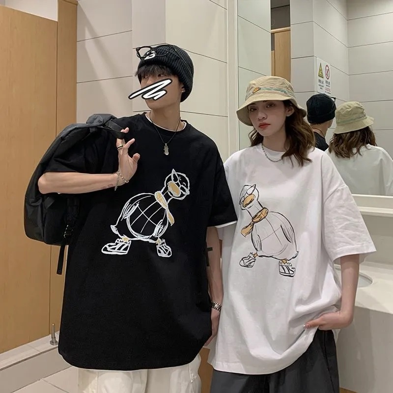 Áo thun tay lỡ form rộng nam nữ vải mịn, Áo phông unisex Tiger.86 AFR347