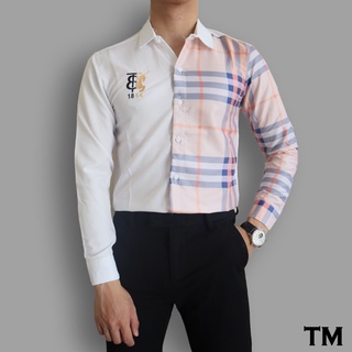 Áo sơ mi nam caro thời trang luxury đẳng cấp nhãn hiệu - phong cách nam ,soái ca hot hit kb fashion
