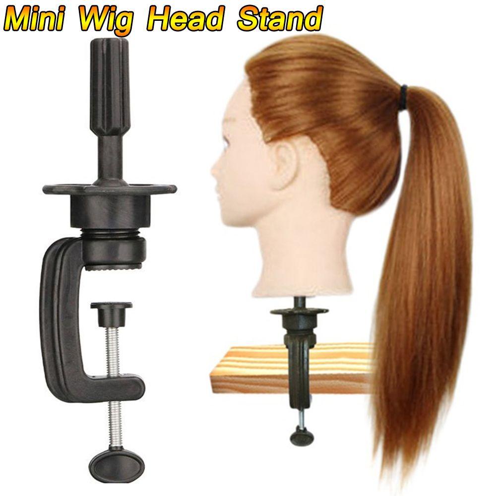 Giá Đỡ Đầu Kẹp Tóc Giả Bằng Nhựa Và Kim Loại Tiện Lợi Dành Cho Salon