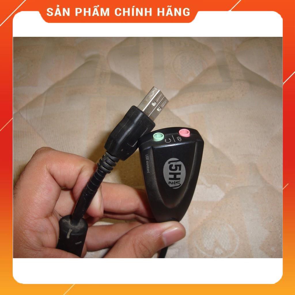 Cáp chuyển USB sang Mic và Loa Virtual 7.1 Channel 5Hv2 dailyphukien