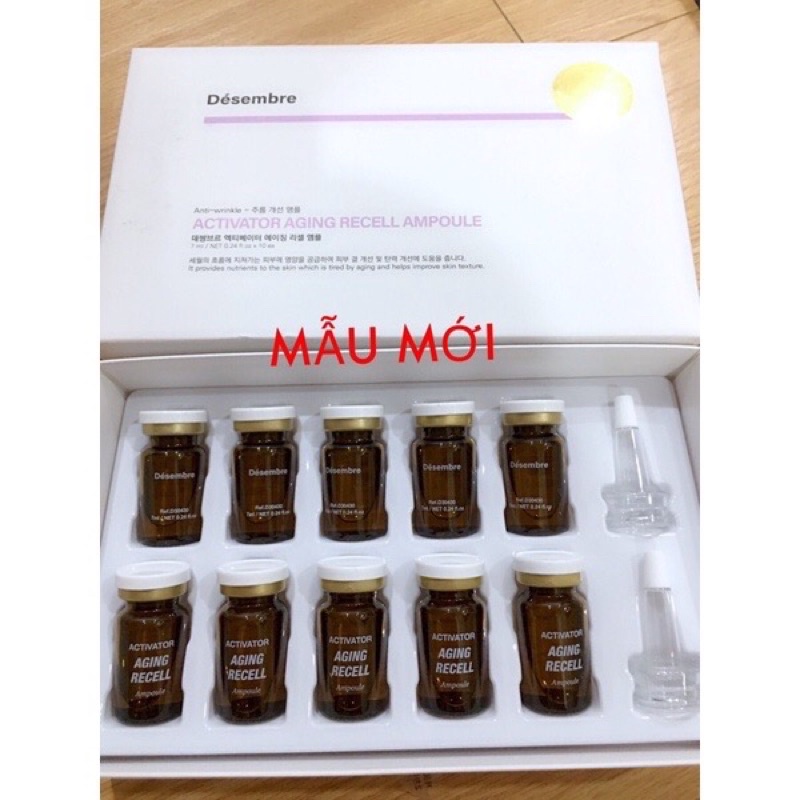 Tế bào gốc trẻ hoá Desembre Activator Aging Recell Ampoule  MẪU MỚI 2022