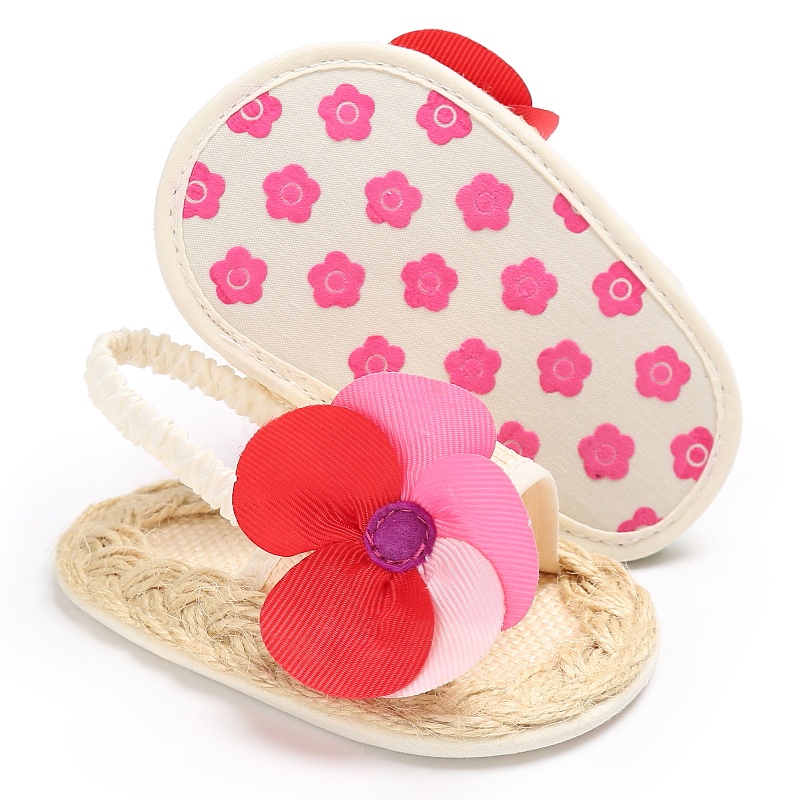 Giày Công Chúa Đế Cotton Đính Nơ Cho Bé Gái Sơ Sinh 0-18 Tháng Tuổi
