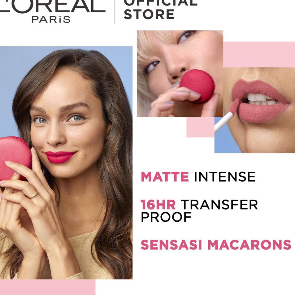(Hàng Mới Về) Son Kem Lì 'Oreal Paris Màu Sắc Macarons | BigBuy360 - bigbuy360.vn