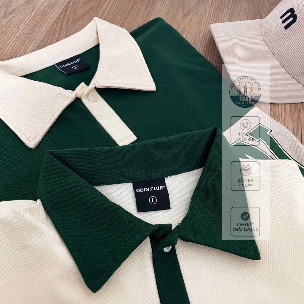 Áo Polo ODin Nam ❤ Áo Thun Có Cổ Chất Liệu Cotton Phong Cách Hàn Quốc