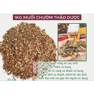 Muối Thảo Dược Chườm Bụng Sau Sinh  ( 1 Ký)