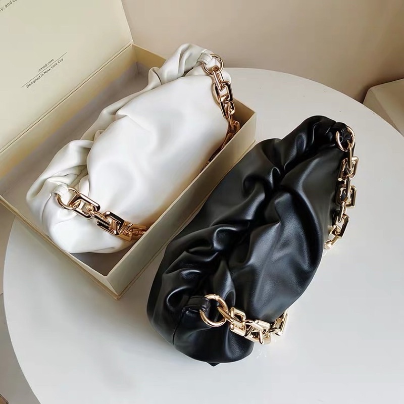 Túi Kẹp Nách Nữ Khóa Chữ W Da Trơn Sang Chảnh HÀNG CAO CẤP