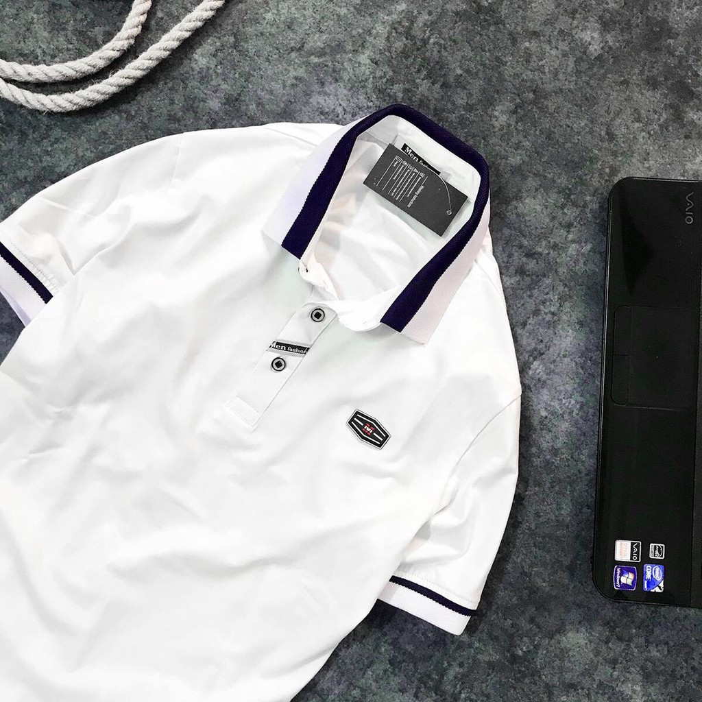 Áo Polo nam cổ bẻ ngắn tay, chất liệu vải cotton cao cấp, trẻ trung, năng động – FORMEN SHOP – FMPS092 | BigBuy360 - bigbuy360.vn