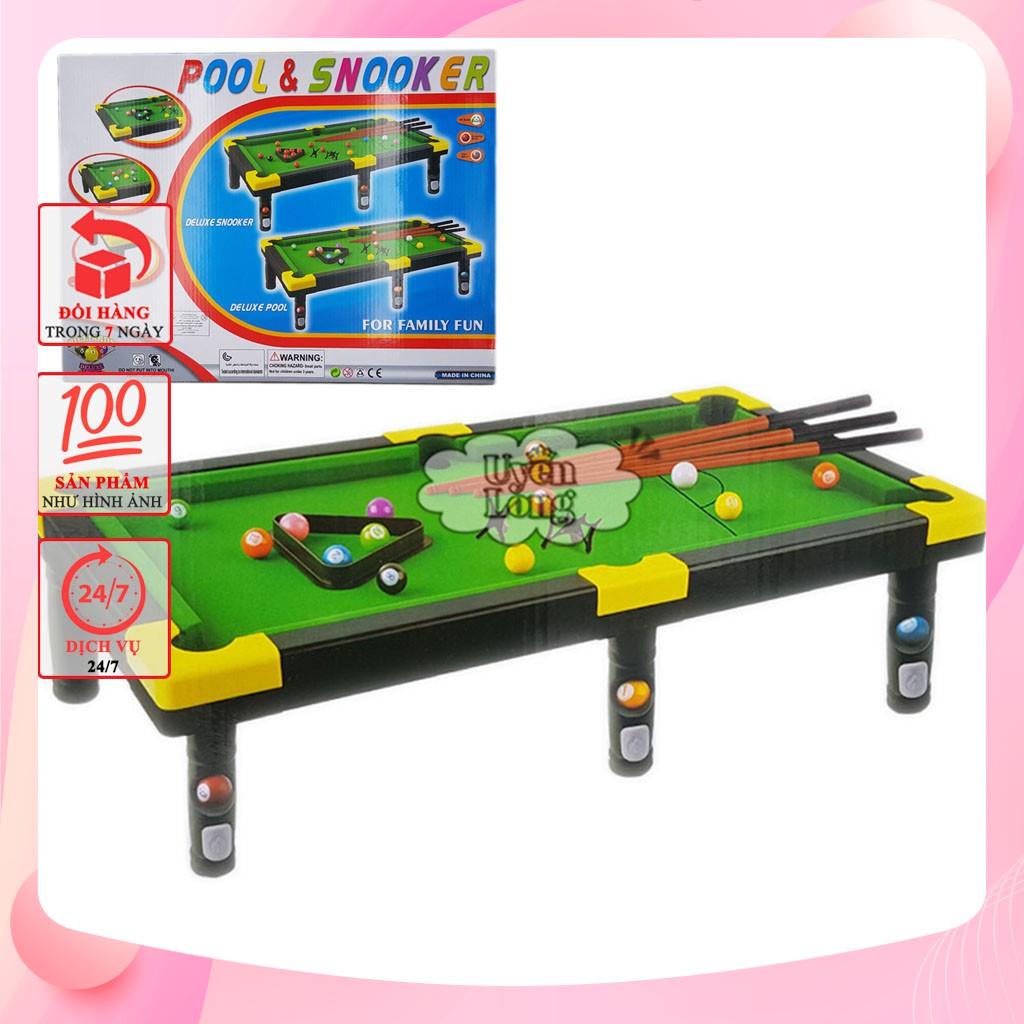 [Voucher Giảm 15K] Bàn Bi-A BILLIARDS, SNOOKER Mini 6 Lỗ Đồ Chơi Trẻ Em (Nhựa Cao Cấp, Chất Liệu Siêu Bền)