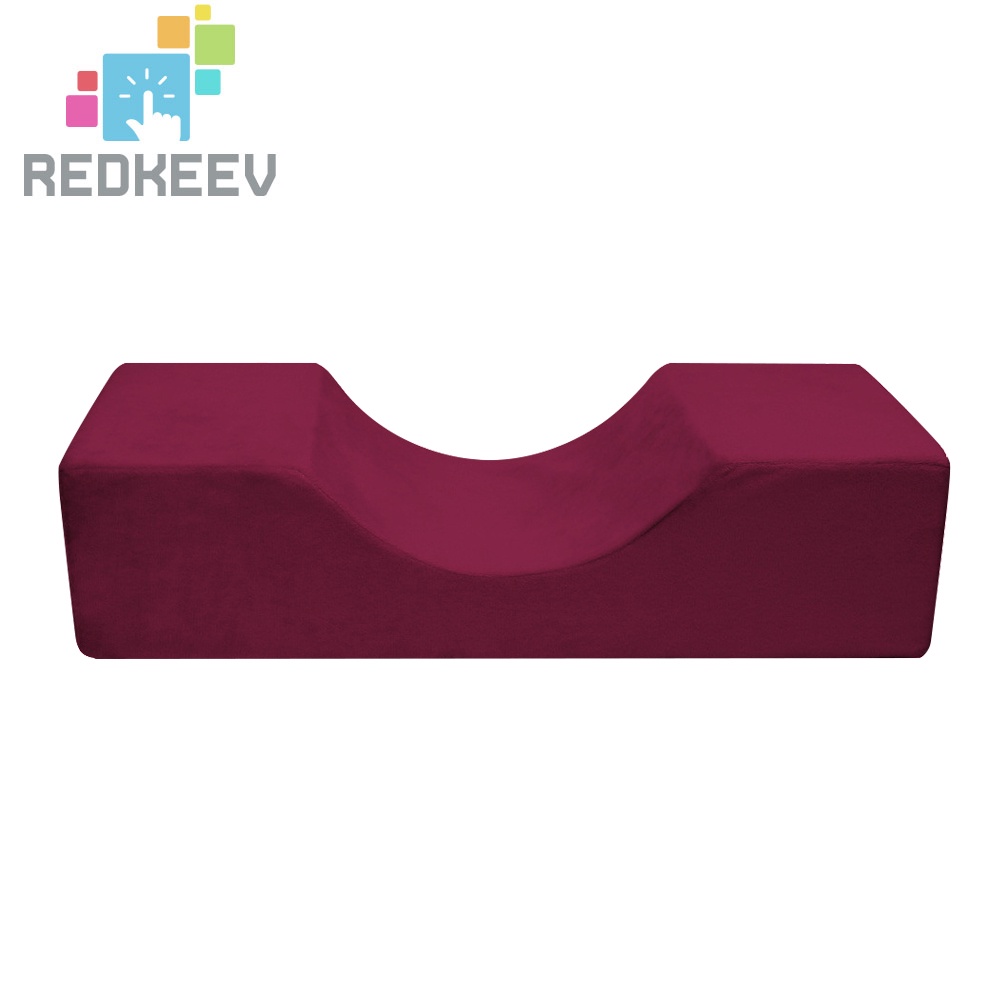 Gối kê cổ bằng mút hoạt tính hỗ trợ nối mi tiện dụng