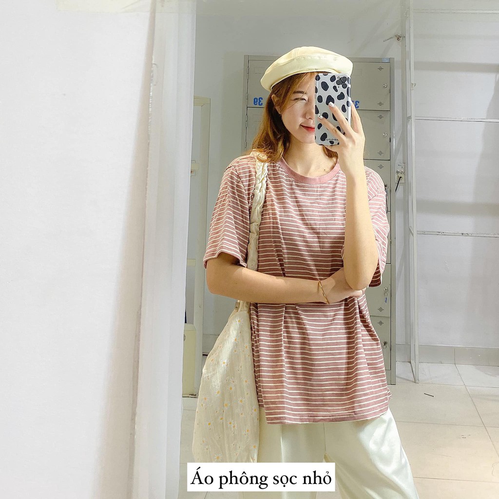 Áo phông sọc nhỏ