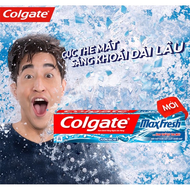 Kem đánh răng Colgate MaxFresh Hương Bạc Hà 180g
