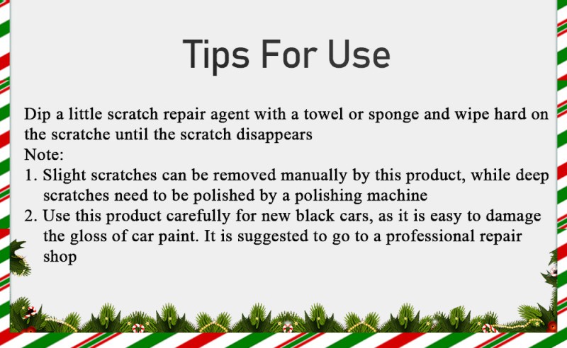 HGKJ-AUTO-Xmas-11 Paint Scratch Repair Agent Auto Paint Scratch Repair Remover Paint Care Maintenance