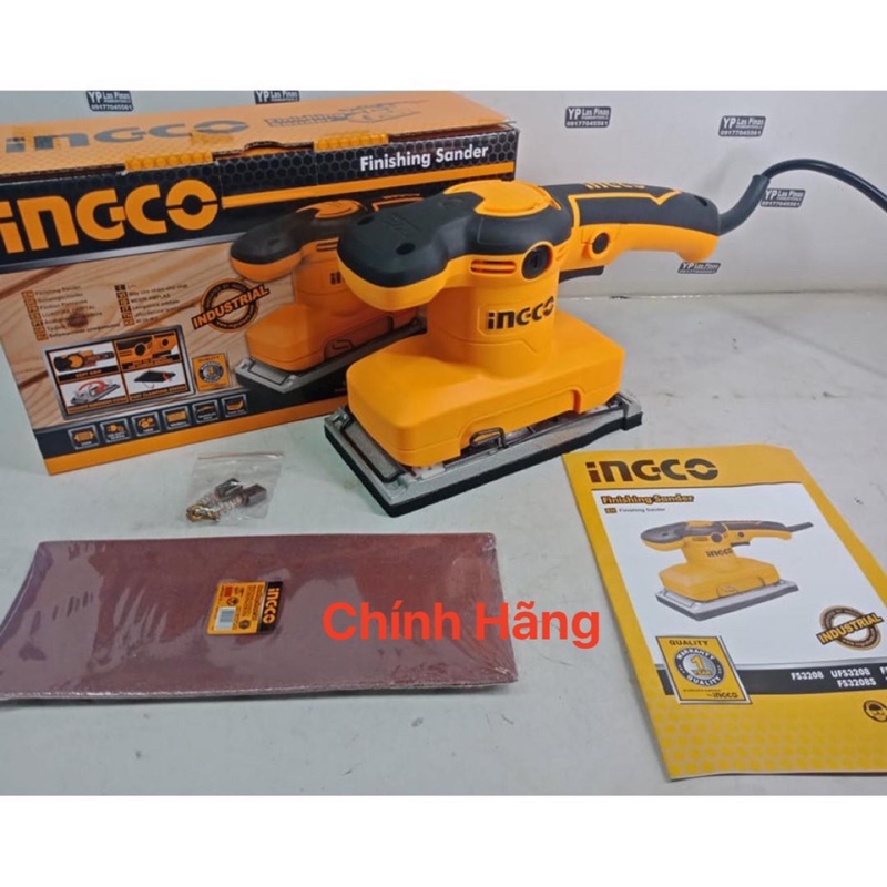 INGCO Máy chà nhám 320W FS3208 (Cam kết Chính Hãng 100%)