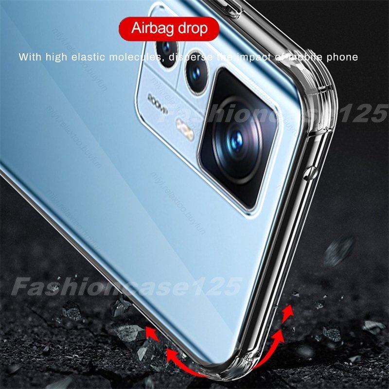 Ốp Điện Thoại Silicon Trong Suốt Chống Sốc Cho Xiaomi Mi 12T Pro Mi12T Xiaomi12T 5G 2022