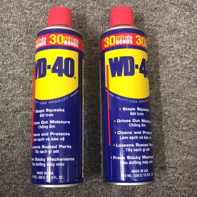 Dầu WD40 chống rỉ -412ml / WD 40 / WD-40