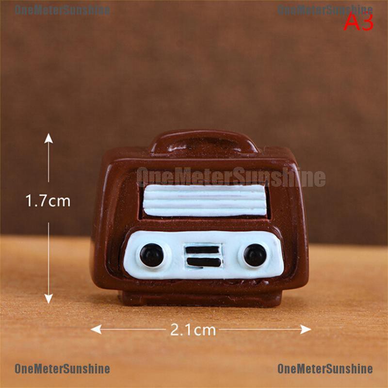 Đồ chơi mô hình nội thất mini kiểu retro dùng trang trí nhà búp bê