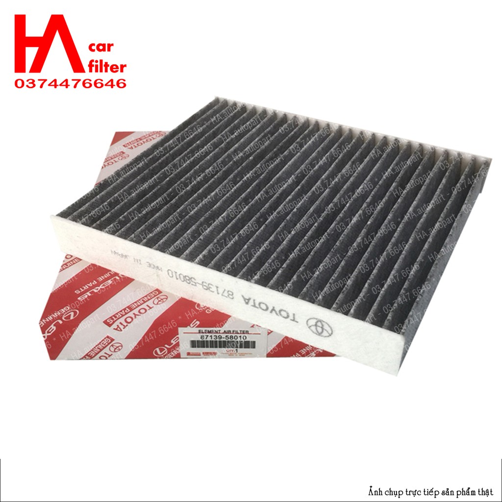 Lọc gió điều hòa  Toyota Camry 19-22, Altis 19-22, Cross 19-22, Innova 16-22, Fortuner 16-22, Hilux16-22