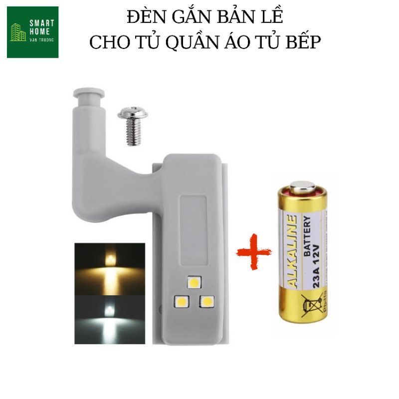 Đèn bản lề cho tủ quần áo tủ bếp kèm pin siêu sáng