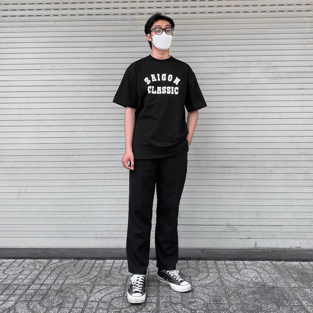 ÁO THUN FF FORM RỘNG SAIGON CLASSIC TYPO, VẢI THUN 2 CHIỀU 100% COTTON 250G