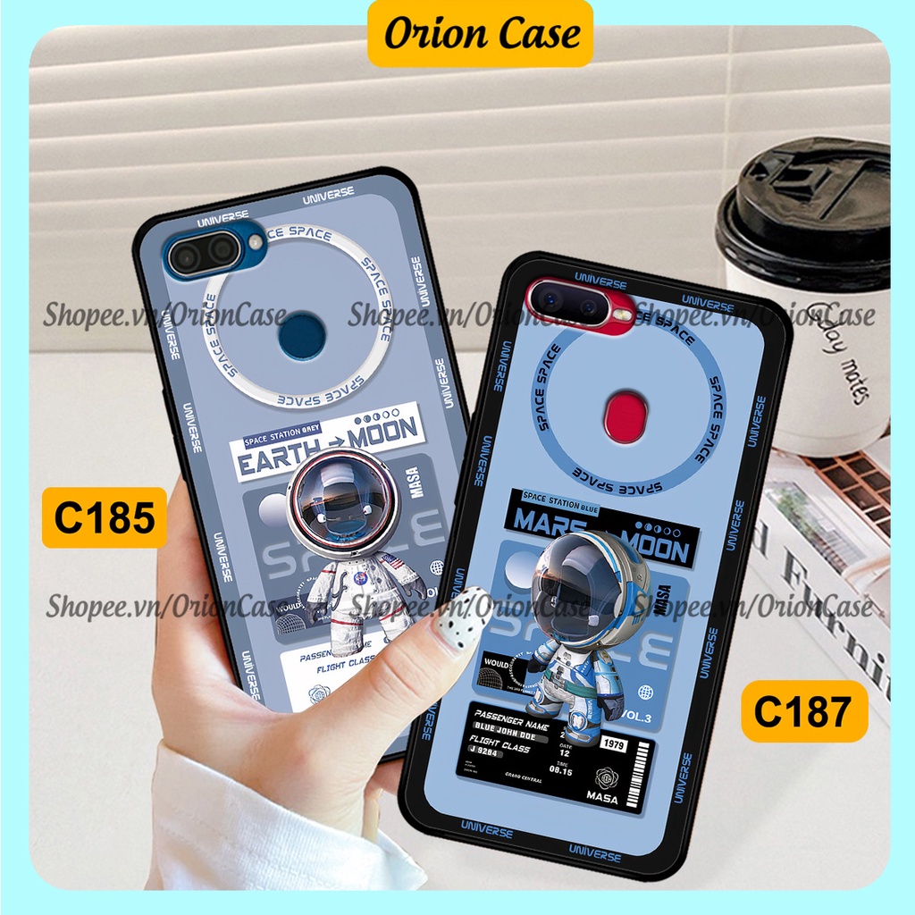Ốp Oppo A5s / A7 / F9 / A12 in hình astronaut pro nasa, moutain cá tính.ốp lưng chống sốc.