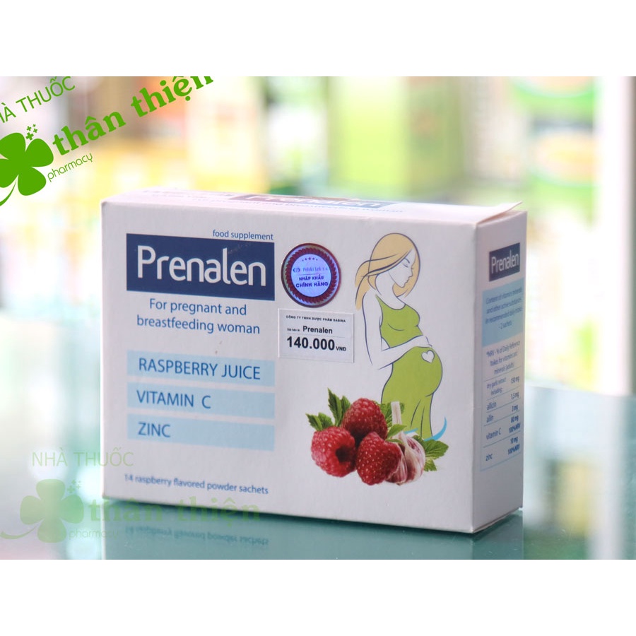 Prenalen- Hỗ trợ nâng cao sức khỏe cho phụ nữ có thai và cho con bú, tăng cường sức đề kháng cơ thể.