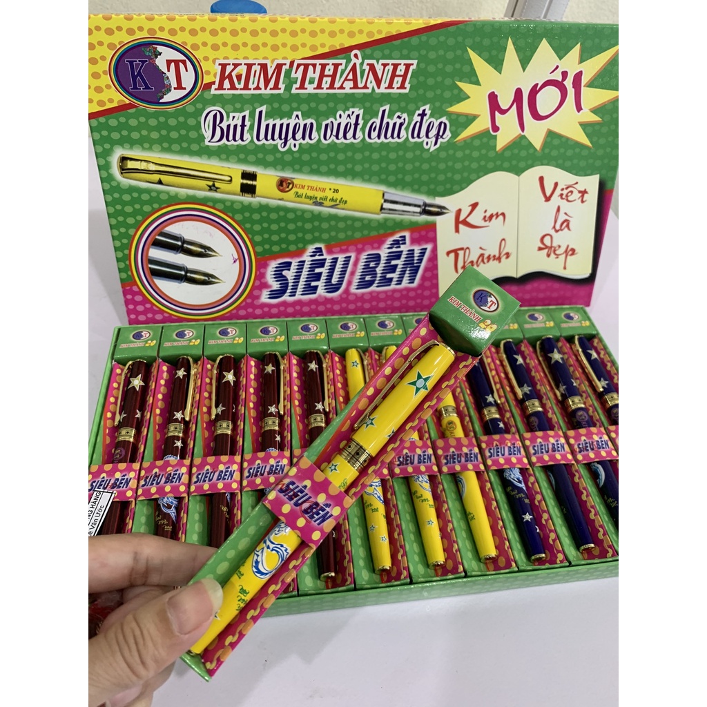 Bút máy Kim Thành 39 / Bút luyện chữ đẹp KT39 - Bút nét thanh đậm, Ngòi mài