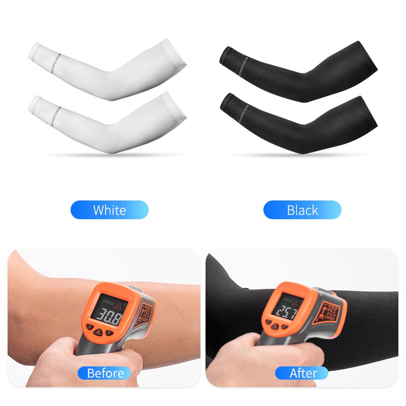 Cặp găng cánh tay thể thao ROCKBROS chống nắng chống tia UV tùy chọn màu sắc