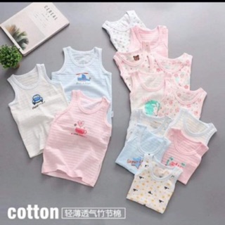 Áo ba lỗ cotton sợi tre