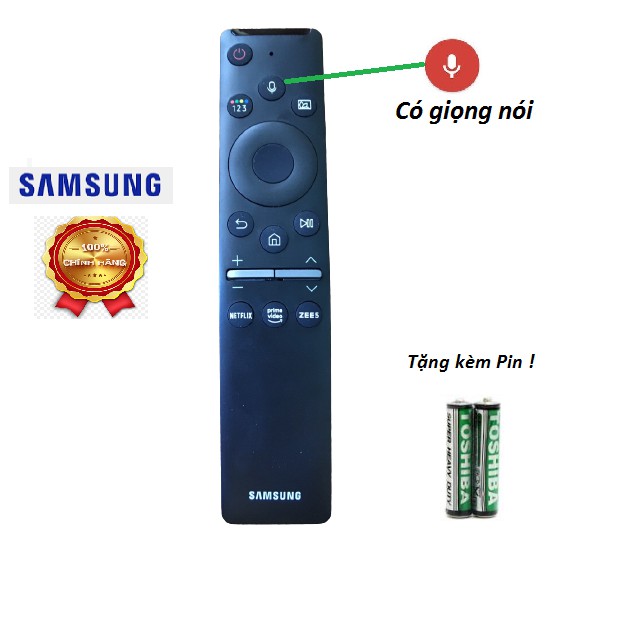 REMOTE điều khiển tivi SAMSUNG giọng nói TU2020 Chính hãng