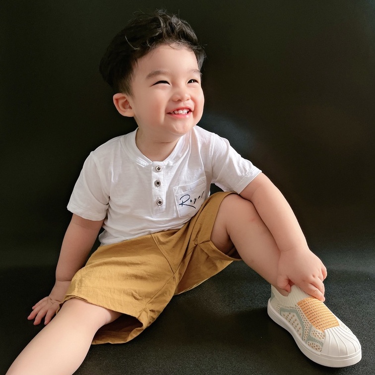 Quần kaki cho bé trai ngắn mềm cho Bé  9 -28kg